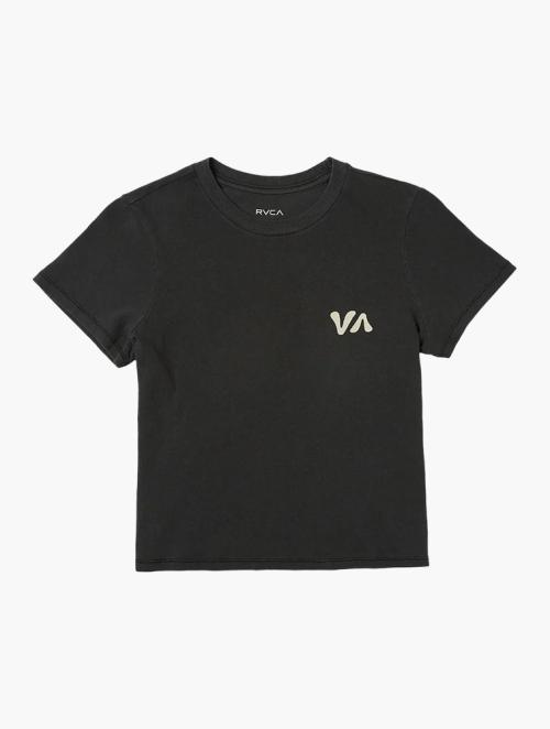 RVCA Black Graphic Print T-Shirt
