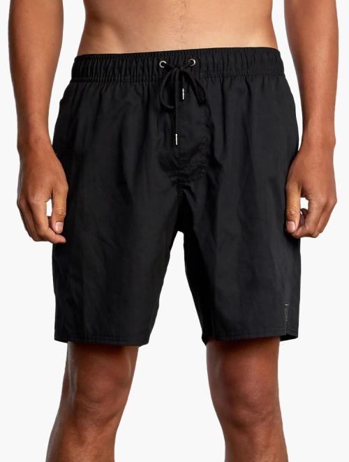 RVCA Black Opposites Elastic 17" Shorts