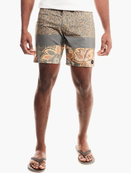 RVCA Olive Patchwork Trunk