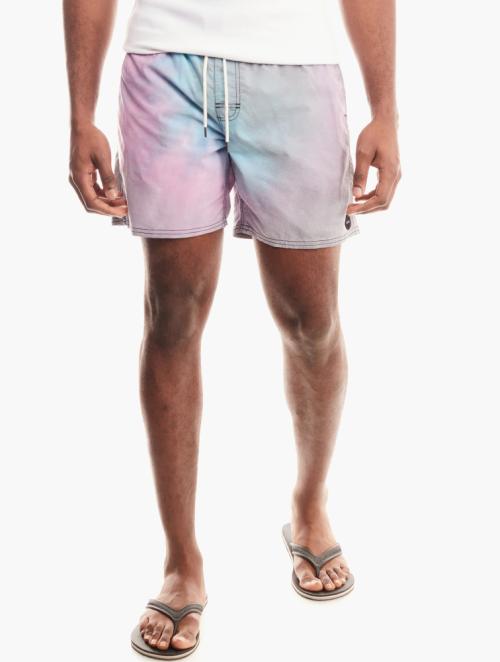 RVCA Black Tie Dye Manic Elastic Short