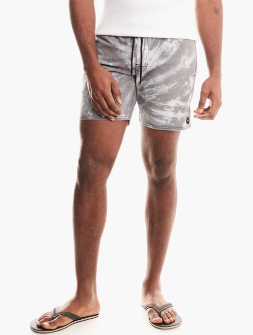 RVCA Grey Marble Elastic Boardshorts