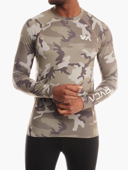 RVCA Camo Long Sleeve Rashguard