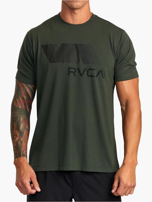 RVCA Dark Olive Va Sport Blur T-Shirt