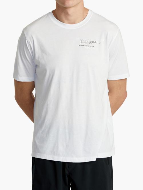 RVCA White Graphic Print T-Shirt