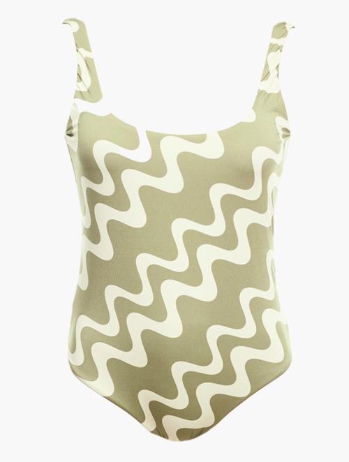 RVCA Agave Waves Scooped One Piece