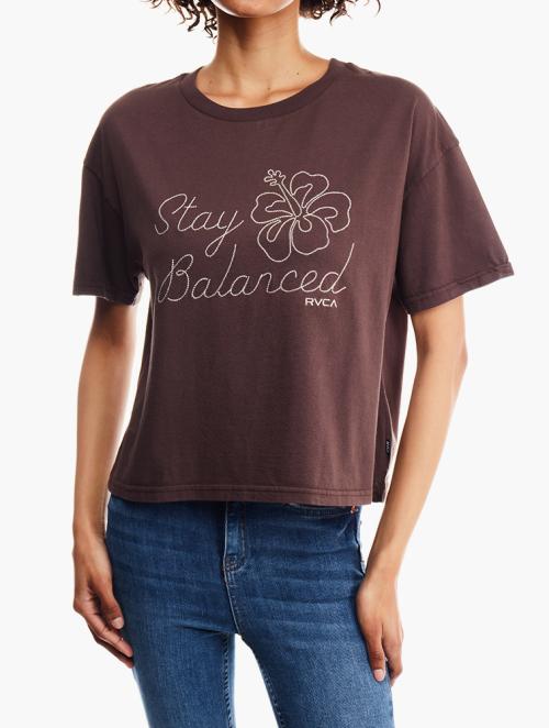 RVCA Brown RVCA Graphic Tee