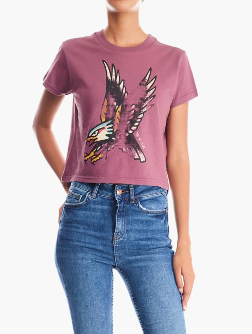 RVCA Mulberry Krak Eagle Baby Tee