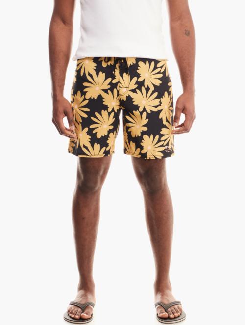 RVCA Black Floral Va Seasonal Boardshorts