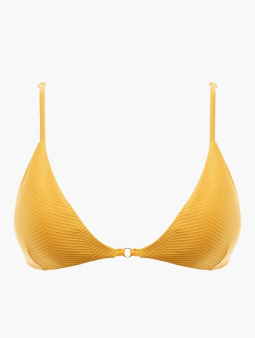 RVCA Yellow Bodega Bralette Bikini Top