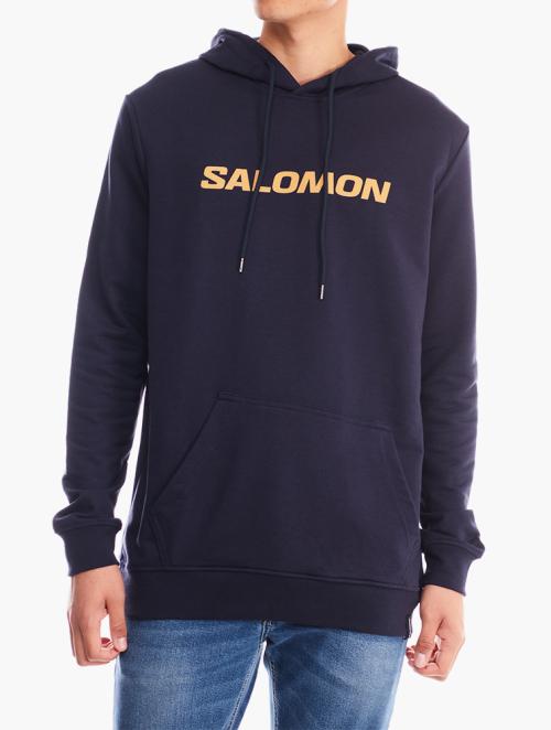 Salomon Navy Original Long Sleeve Hoodie