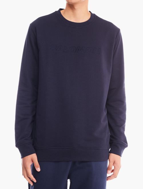 Salomon Navy Original Long Crew Neck