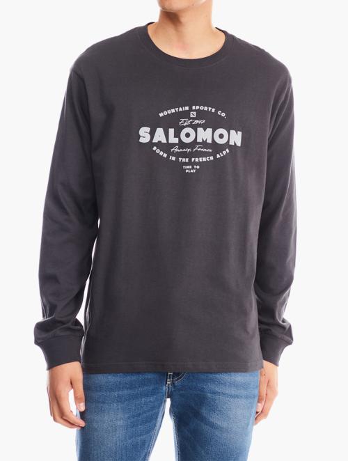 Salomon Black Original Long Crew Neck