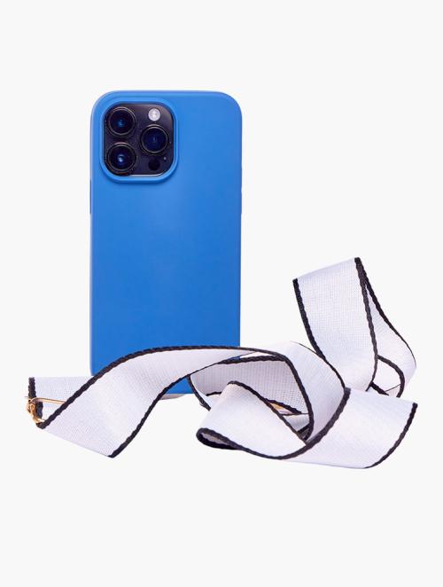 Scotty Bags & Co. Blue The Sassy Phone Case With Guitar Strap
