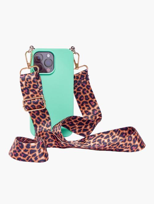 Scotty Bags & Co. Green The Sassy Phone Case With Guitar Strap