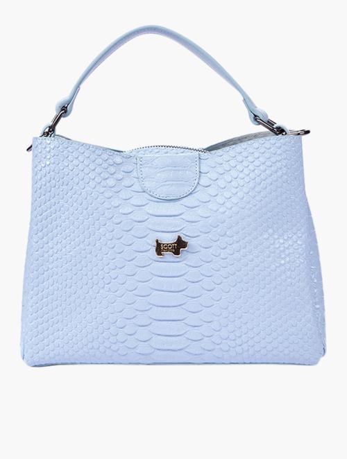 MyRunway  Shop Scotty Bags & Co. Bambino Blue The Donatella Diamond  Satchel & Crossbody for Women from