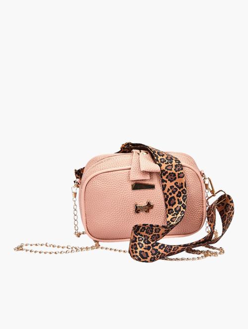 Scotty Bags & Co. Ballet Shoe Pink The Mitera Crossbody With Guitar Strap