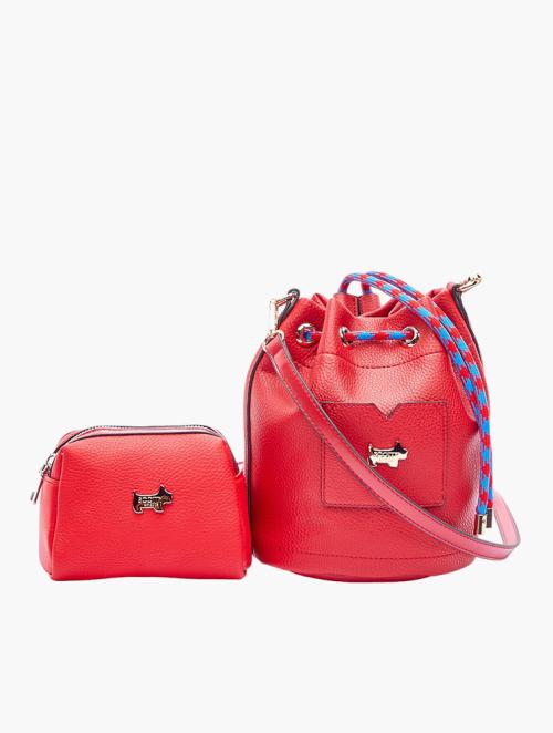 Scotty Bags & Co. Lipstick Red The Malibu Bucket Bag With Matching Purse