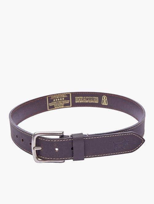 Scotty Bags & Co. Chocolate The Scotty Lifetime Leather Belt