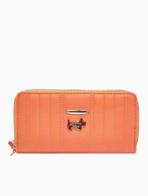 Scotty Bags & Co. Saddle Tan Double Zipper Purse