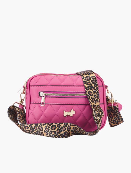 Scotty Bags & Co. Hot Pink The Donatella Crossbody With Guitar Strap