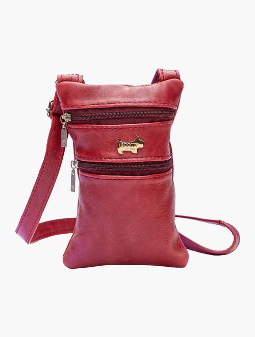 Scotty Bags & Co. Lipstick Red The Belezza Mobile Phone Sling & Crossbody