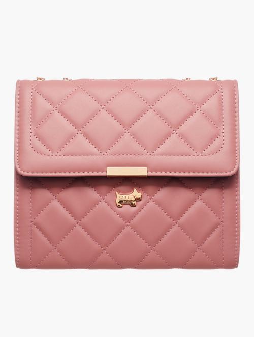 Scotty Bags & Co. Blush Pink The Diamond Satchel By Scotty