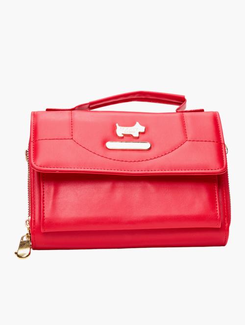 Scotty Bags & Co. Lipstick Red The Nokuthula Crossbody With Folder Like Interior