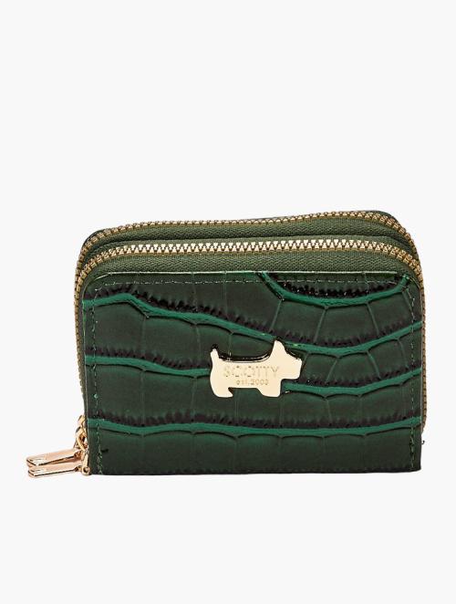 Scotty Bags & Co. Emerald Green Patent Crocodile The Monaco Purse With Cardholders