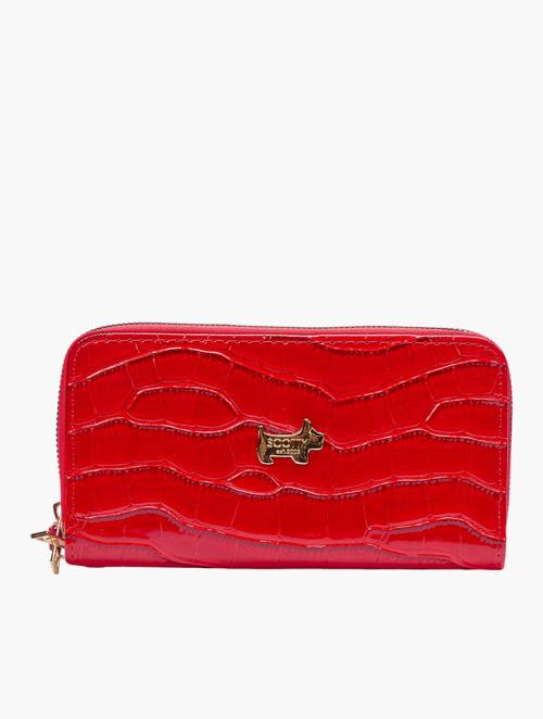 Scotty Bags & Co. Lipstick Red The Gianni Double Zipper Purse