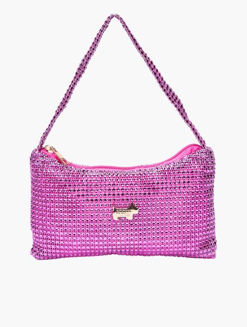 Scotty Bags & Co. Pink Diamante The Las Vegas Bling Classic Tote