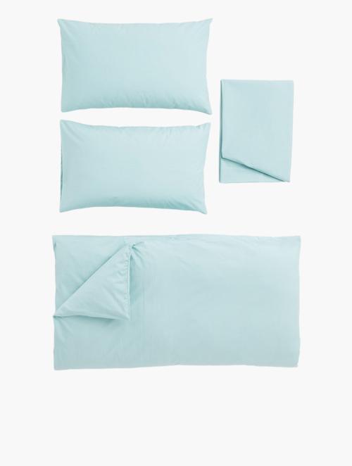 Sixth Floor Polycotton Bedding Pack - Duck Egg