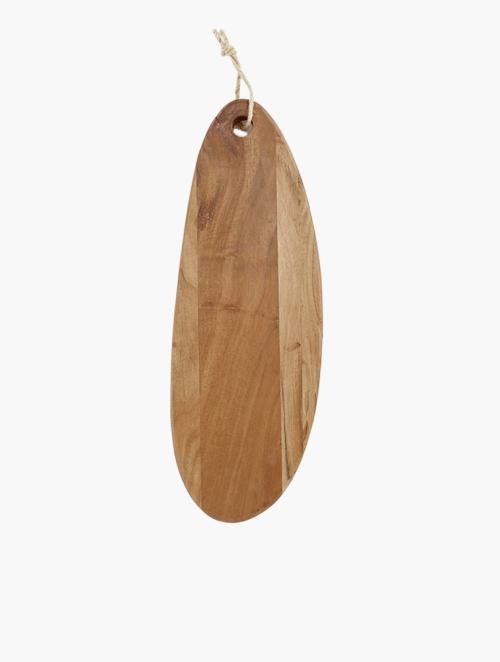 Sixth Floor Malgova Oval Chopping Board - Acacia Wood