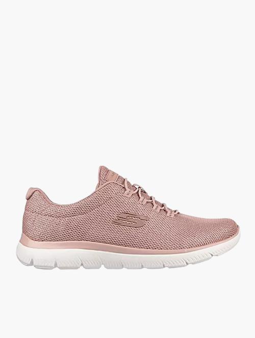 Skechers Pink Summit's Classic Touch Slip-Ons