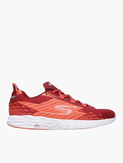 Skechers Red & Orange Lace Up Sneakers
