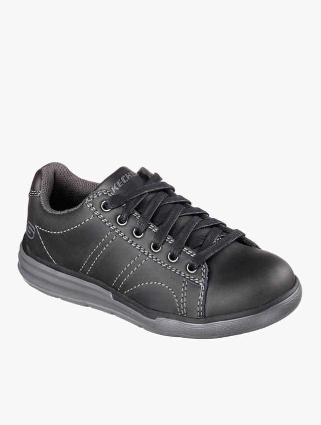 Skechers Kids Black Low Cut Lace Up Sneakers