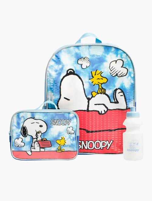 Snoopy Blue Snoopy Backpack & Lunch Bag Set