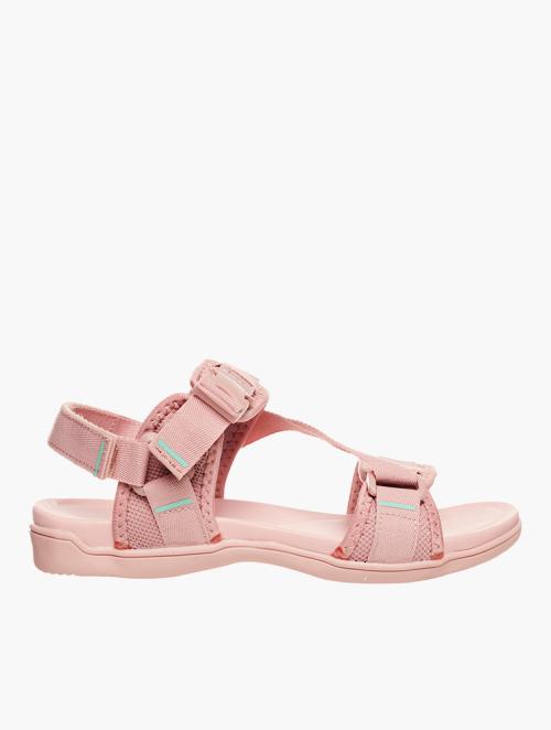 Soft Style Dusty Pink Glitter Strappy Sandals