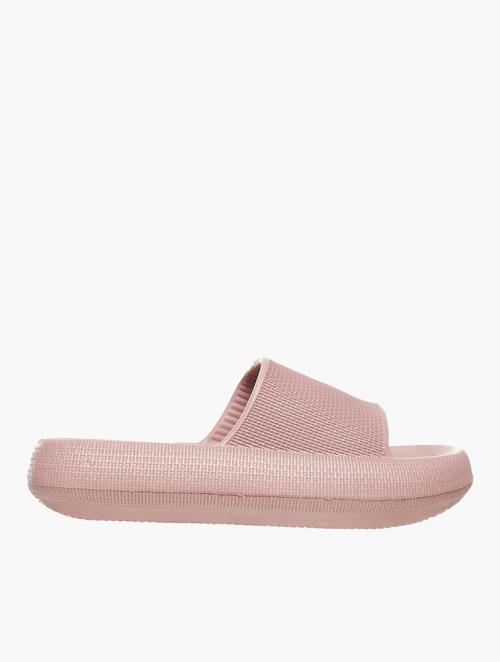 Soft Style Dusty Pink Devi Thick Sole Slides