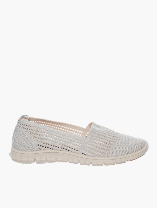 Soft Style Ivory Nani Lurex Slip On Shoes