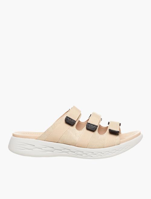 Soft Style Beige Shakila Slip On Sandals