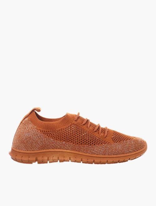 Soft Style Caramel Nansen Lurex Kni Sneakers