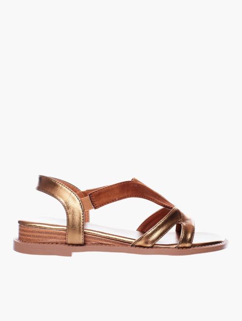 Soft Style Tan Janina A-Strap Sandals