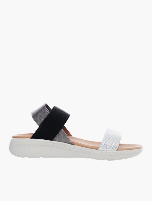 Soft Style Black Soft Godana Ankle Strap Wedge Sandals