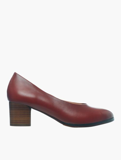 Soft Style Red Soft Ragni Block Heel Shoes