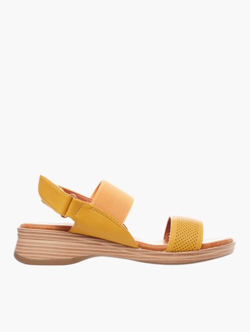 Soft Style Burnt Orange Soft Osher Two-Band Slingback Sandals