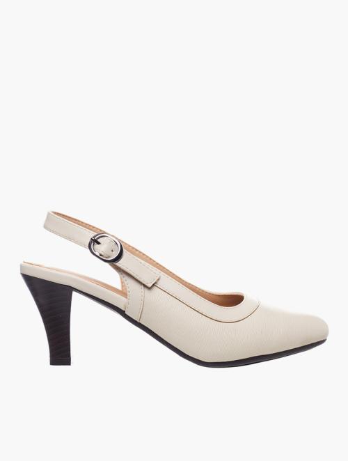 Soft Style Ivory Slingback Ebenia Heels