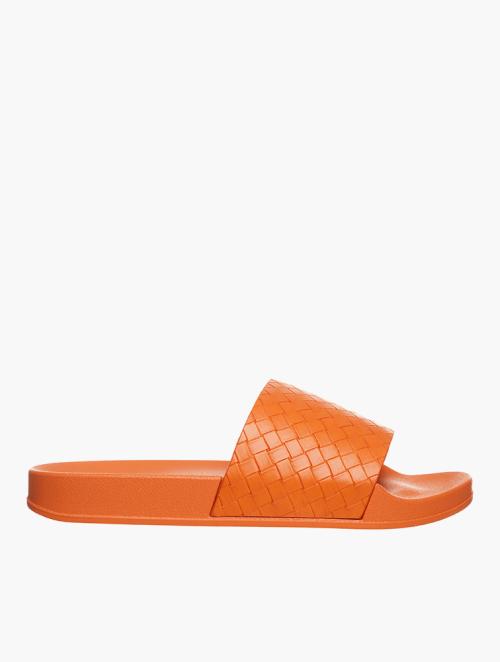 Soft Style Orange Teigra Slip-On Sandals