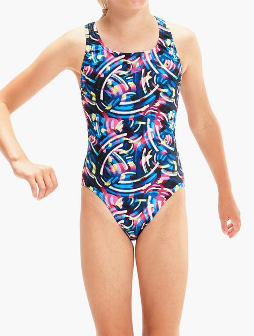 Speedo Multi Digital Allover Leaderback Swimsuit