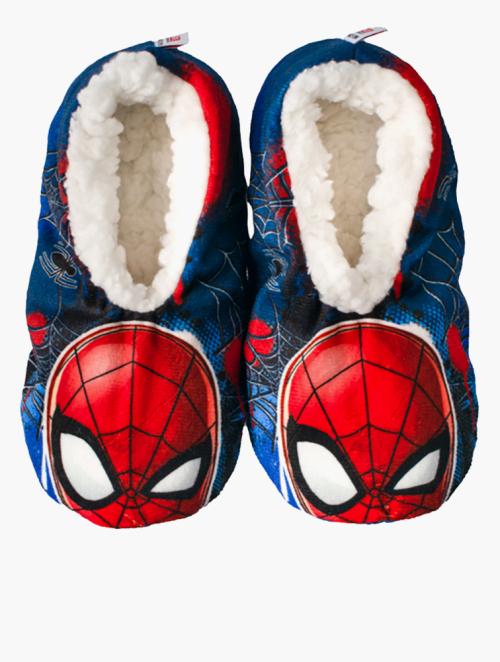 Spider-Man Boys Spider-Man Print Sherper Slippers