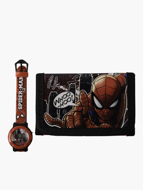 Spider-Man Kids Spider-Man Wallet & Watch Set